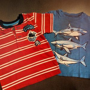 Pirate Ship & Shark Tee Bundle